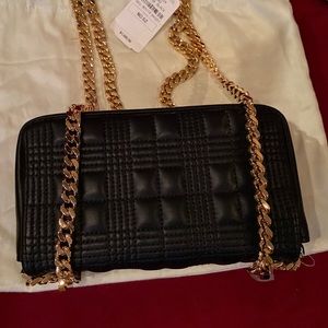 Burberry Italian leather crossbody.